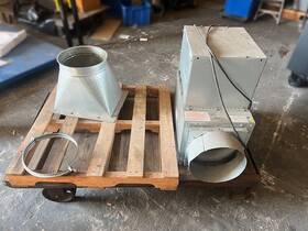 Bsq-90-4x Greenheck Pre-owned Green Heck In Line Exhaust Fan