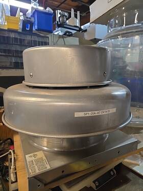 Greenheck Gb-090-dsex-qd Downblast Centrifugal Roof Exhaust