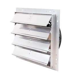 16sfv-h Hessaire Shutter Mounted Exhaust Fan 115-volt Electric Variable Speed Aluminum Wall Mount