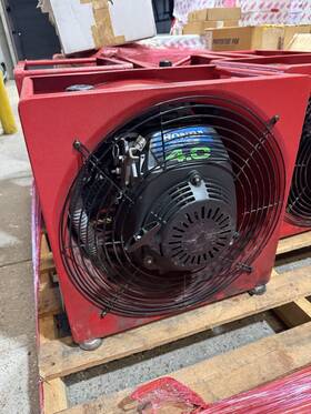 Honda Gp164s Exhaust Fan Gas Powered 4 Horsepower Super Vac