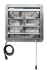 Ilg8sf14v-t Iliving 14inch Wall Mounted Shutter Exhaust Thermostat Control-3 Speeds Vent