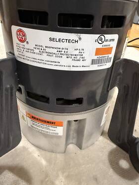 M55pwndw3174 International Comfort Pro Tested 1190728 Ecm Motor