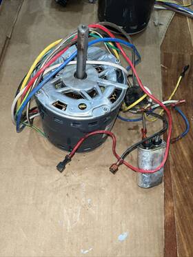 5kcp39rgbe32as Johnson Controls Furnace Blower Motor 1hp 115v 1075rpm 4spd Ccw