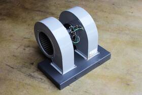 Hf2f015n Kooltronic Kbb80-80 0.5 Hp Double Centrifugal Blower 115 Volt 1470 Rpm