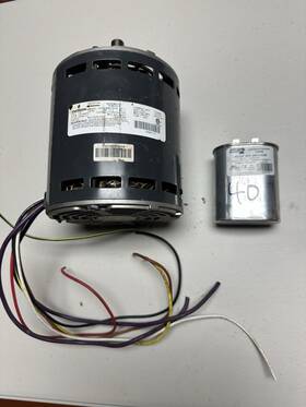 K55hxmwp-0732 Lennox 100651-01 1 Hp 115 Volt 5/8 Inch Shaft Blower Motor And Cap