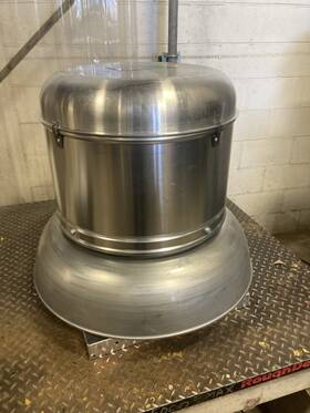120c15d Loren Cook Direct Drive Exhaust Fan 120 Ace Downblast 1/4hp 115v 1 Phase 120c