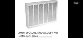 Efq6008 Marley Qmark Wallheater . New In The Box. Available Immediately. 208-230v 6000w Efq6008 Marley Qmark Wallheater . New In The Box. Available Immediately. 208-230v 6000w