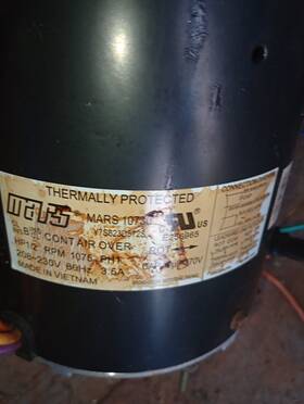 Y7s623d572s Mars 10730 Condenser Fan Motor 1/2 Hp 1075 Rpm 208-230 V New #mb47