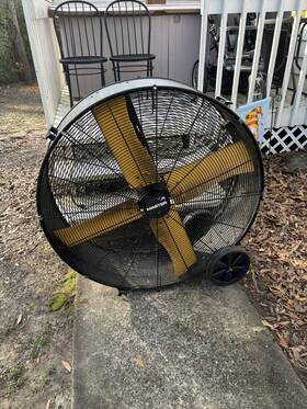 Mac-42-bdf Master Barrel Fan Belt-drive 2-speed 42- Inch - Quantity 1