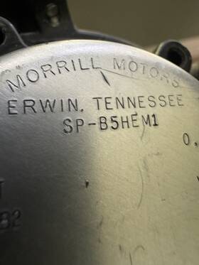 Sp-b5hem1 Morrill Motors Electric Fan Motor Beverage Air Kegerator Condenser Merrill