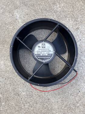 Od254ap-24mb Orion Fans Brushless 254mm Dia 2000 Rpm 24v Dc 2.1a Untested