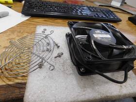 4500x Papst Pamotor / System Model Fan With Grill Plates. 115v 20w 50/60 Hz