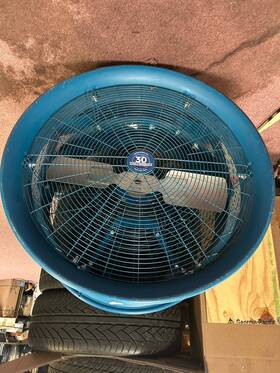 H30b-cs Patterson 30 Inch High Velocity Circulation Fan 12 000 Cfm 230/460v 3 Phase