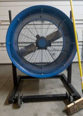 H30c Patterson H30 High Velocity Industrial Fan 30 Inch - Chassis Dyno