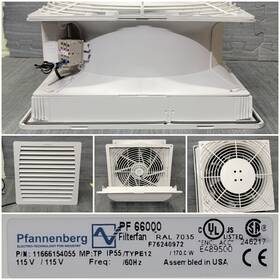 Pf66000 Pfannenberg Filter Fan For Industrial Use 115v Ip55