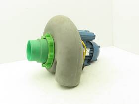 P15ss6p025 Plastec Polypropylene Centrifugal Blower 200 Cfm .5hp 115v 1ph