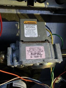 60-100394-03 Rheem Gas Valve Honeywell Vr8205t5801 Lp Only.same Day Shipping 60-100394-03 Rheem Gas Valve Honeywell Vr8205t5801 Lp Only.same Day Shipping