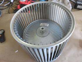 70-23111-20 Rheem Furnace Blower Wheel 12 Inch Dia X 10.5 Wide Squirrel Cage