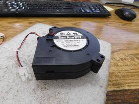 9bam24ha2-7 Sanyo Denki 9bam24ha2-7. San Ace B97 Fan. Model Dc 24v 0.6a