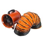 Sc-12in-fan-duct Scootercrew New Hvac Blade Air Fan Ventilator Blower Removeable Hose