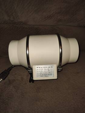 Hf-100p Sunquo 3.7 Inch Hf Series Circular Pipe Fan