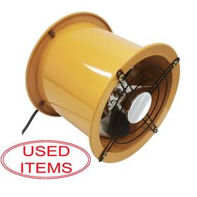 022039 Techtongda Used -8ftft Cylinder Pipe Fan Axial Cooling Ventilation Fume 1400r/min 220v