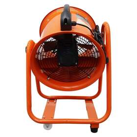 239839 Techtongda Axial Fan 220v 12 Inch Cylinder Pipe Spray Booth Paint Fumes Blower 2900 Rpm