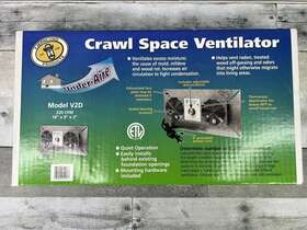 061020v2d Tjernlund Products Underaire Crawl Space Ventilator Exhaust Fan Model V2d 220 Cfm - New