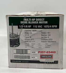 P257-e5460 Totaline Multi-hp Direct Drive Blower Motor