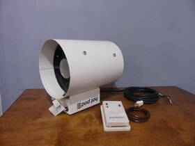 Hp8-1440120-2ct Tpi Hp814401202t Hotpod 8 Inch In-line White 120v Duct Fan Heater Used