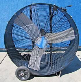 Pbx-36-d Tpi Corporation 36 Inch Portable Ventilation Fan Blower 120 Volts 5.5 Amps