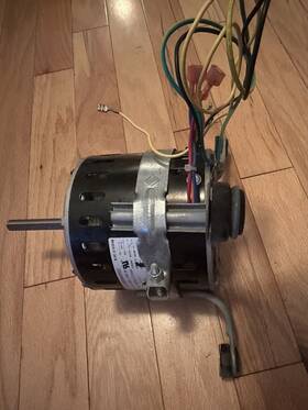 E256965 Trane Furnace Blower Motor 1/4 Hp 208-230 V 1075 Rpm 60 Hz 1 Ph