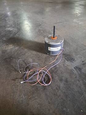 U.s. Motors K55hxrtb-3034 Emerson Condenser Fan Motor 1075 Rpm 1/6 Hp 200-230 V Used