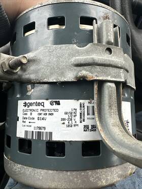 5sme39hxl303 United Hvac Motors Ge Genteq Ecm 1/2 Hp Blower Motor 1179679 Tested
