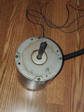 K55hxllz-0137 Us Motors Hvac Condenser Fam Motor. From A Lennox Heat Pump