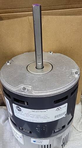 M55pwayh-3646 Us Motors Selectech Blower Motor 230v 3/4hp Ver. V585 Used #me683