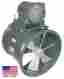 Virbpr365cs Streamline Industrial Tube Axial Duct Fan Belt Drive 36 5 Hp 1 Or 3 Phase 20 600 Cfm