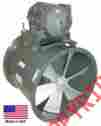 Virbpr425cs Streamline Industrial Tube Axial Duct Fan Belt Drive 42 5 Hp 1 Or 3 Phase 26 900 Cfm