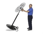 Virwb292593 Virwb245658 Streamline Industrial Pedestal Fan Commercial Oscillating Hp Speed With Wheel