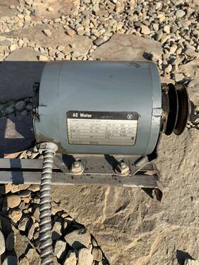 316p-261 Westinghouse Vintage Belt Drive Engine For Furnace Squirrel Blower