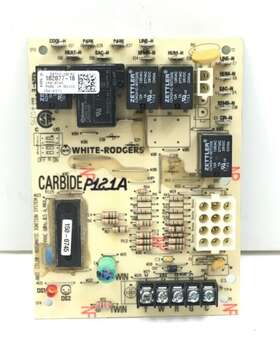 50t55-288-02 White-rodgers Furnace Control Circuit Board 102077-18 Used #p121a
