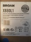 120-60-1 Xb80l Broan Single Speed Ventilation Ceiling Fan With Light Cfm