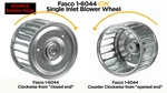 Lau 02895749 8" Blower Wheel Aluminum Single Inlet Fan. Fixed Price $71.15.