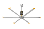 Big Ass Fan POWERFOIL6 18 Ft Hvls Ceiling 140K+ Cfm Covers 10,000+ Sq .... Fixed Price $6499.00.
