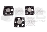 Lot Of 3 Nmb Axial Fans 115VAC 4715MS-12T-B50-A00 W/ Wire Guards. Fixed Price $39.99.