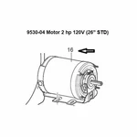 Allegro 9530-04 Motor With Hp & 110-220V. Fixed Price $1040.40.