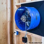 Quietcool Attic Fan Cooler 2-SPEED Gable Mount 1945 Cfm Smart App Controlled. Fixed Price $253.66.