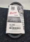 (qty 6) Browning 4L190: V-belts Matched Tolerance Off The Shelf Black. Fixed Price $20.94.