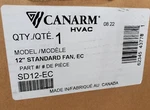 Canarm Exhaust Fan With Motor 12IN., 1/4 Hp, 360 Cfm, Model# SD12-EC Loc. Fixed Price $399.99.