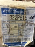 26014 Westinghouse Blower Motor 322PG619 1.5A 208-230V Thermally Protected. Fixed Price $80.00.